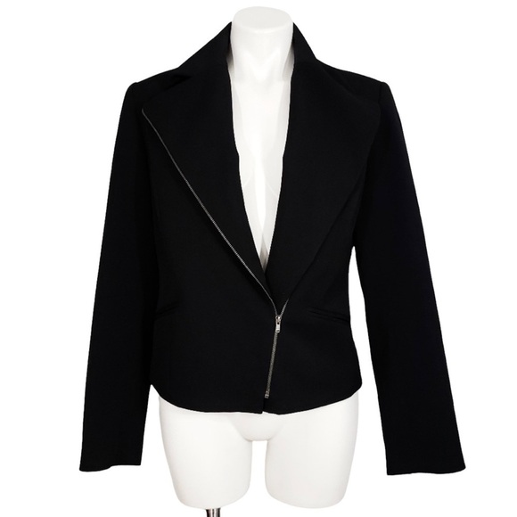 Parallel Black Moto Jacket Blazer - Picture 1 of 5